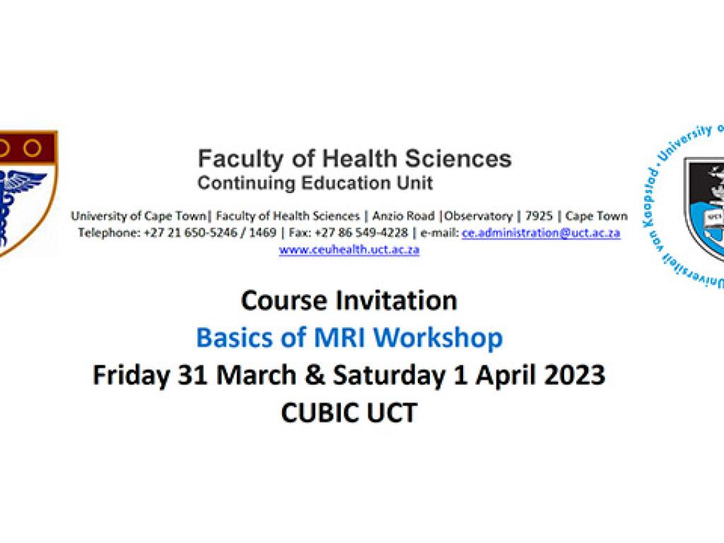 Basics of MRI Workshop (March 2023)